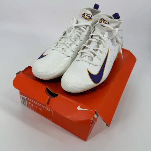 Nike Vapor Untouchable Pro 3 Size 13.5 LSU PE Cleats AQ8815-157 main image 4